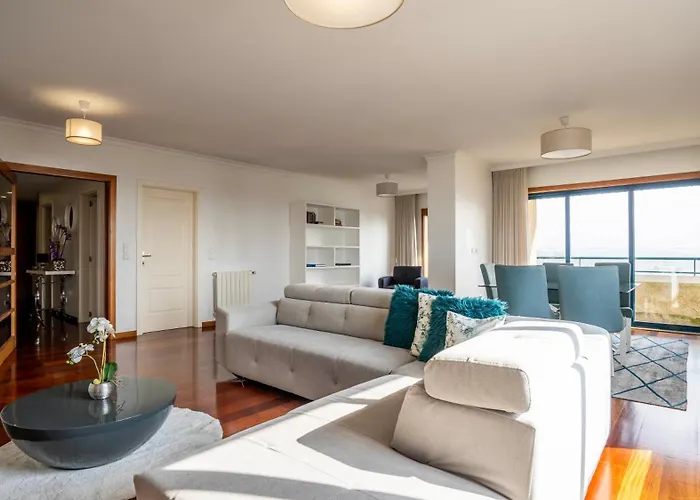 Seaside 3br Flat In Povoa By Lovelystay 公寓 波瓦－迪瓦尔津